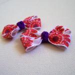 Mini Boutique Bow Pair - Wh..